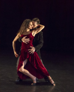 two dancers in tango
