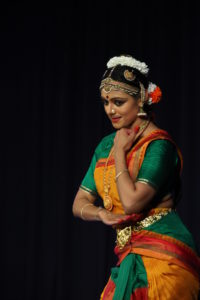 Indian Dancer looking down