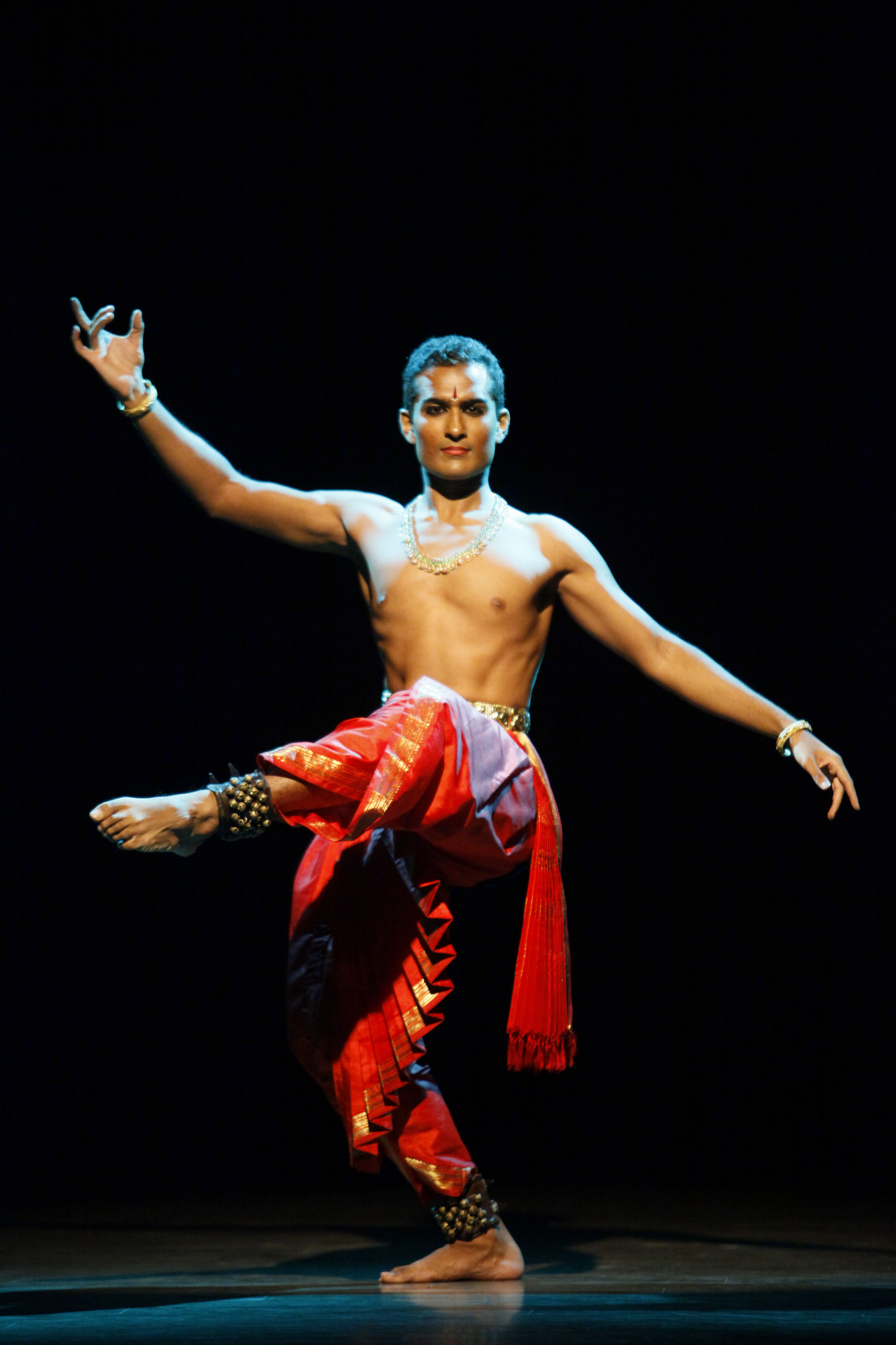 male Indian dancer