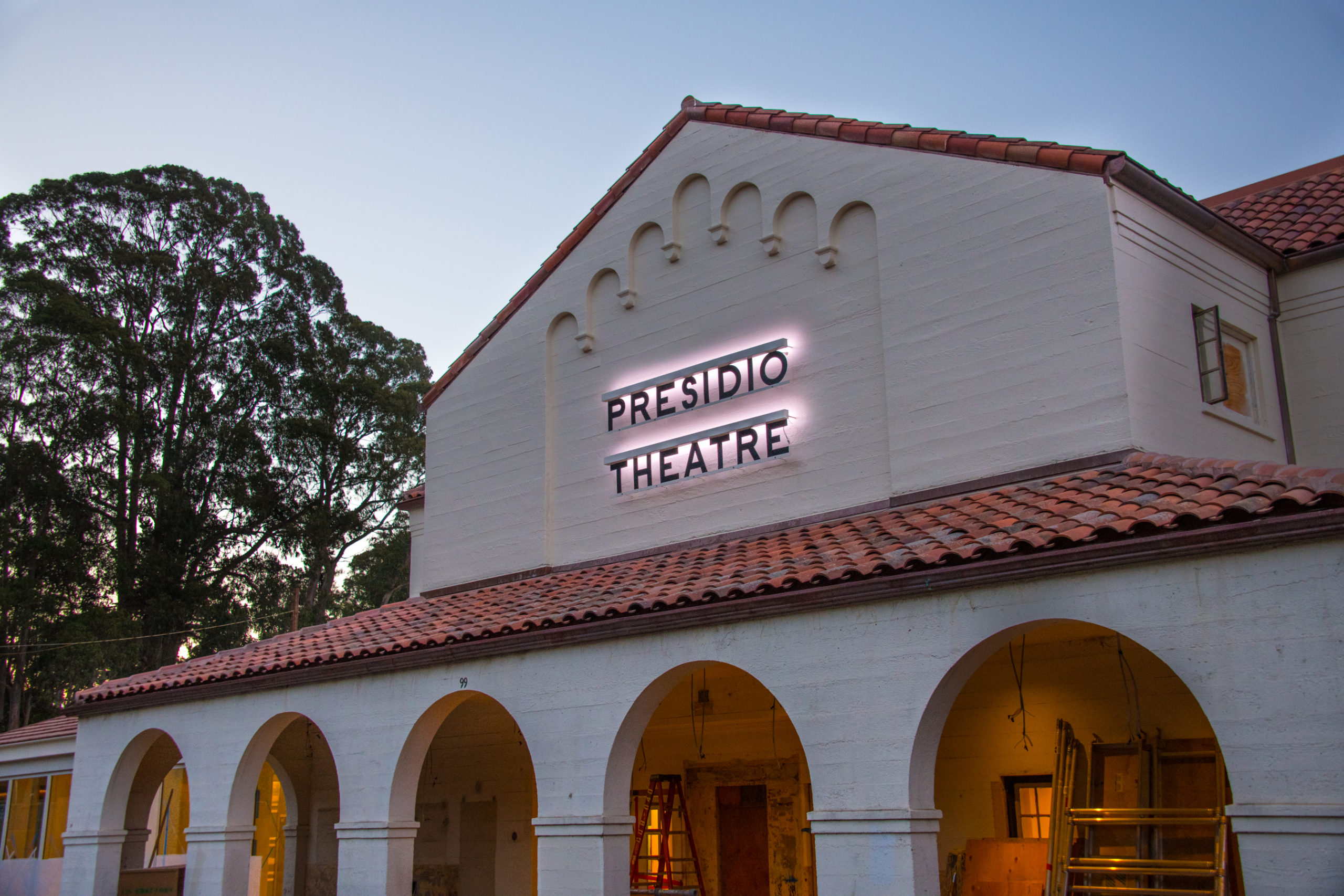 Front of Presidio Theatre from an angle