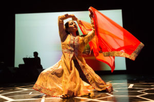 Kathak artist Farah Yasmeen Shaikh performing in The Forgotten Empress