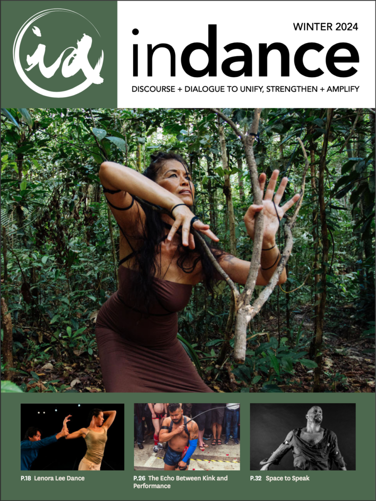 Cover for Winter 2024 issue of In Dance