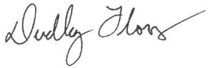 Dudley Flores signature
