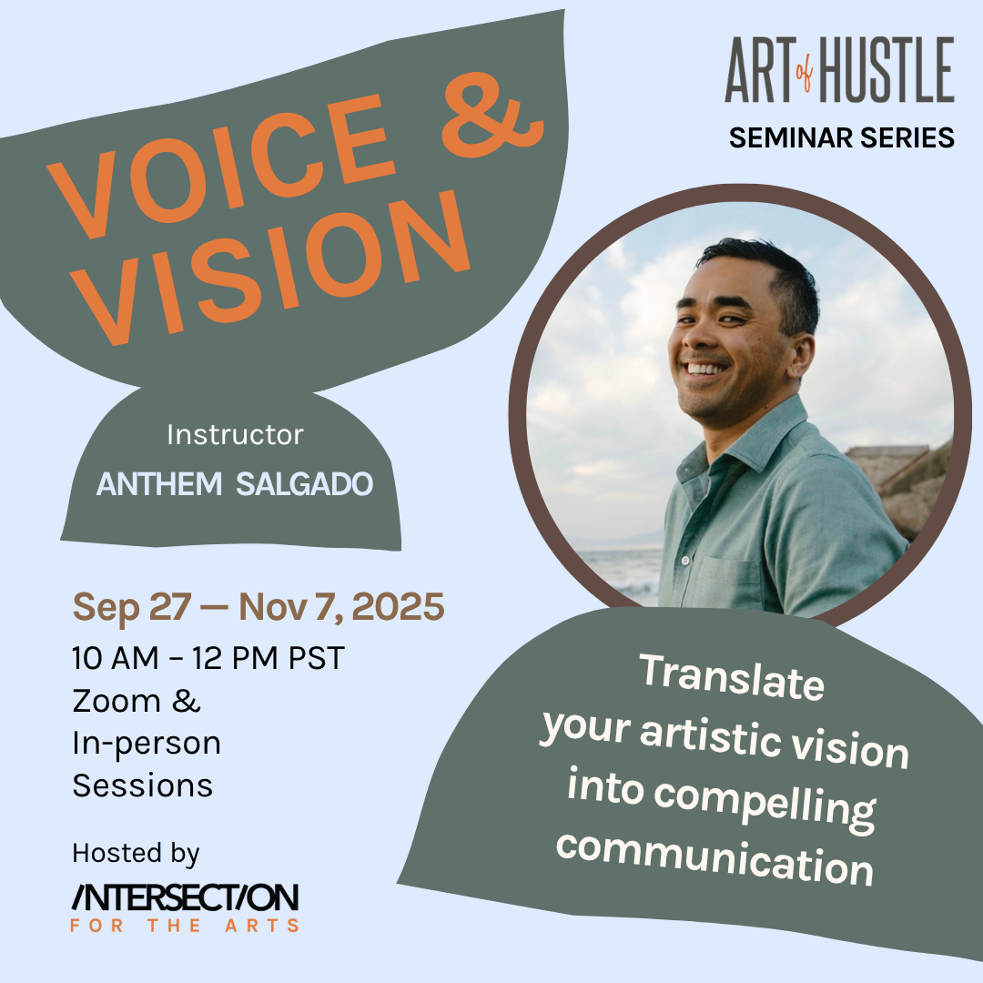Image of Anthem Salgado; promoting Intersection's program