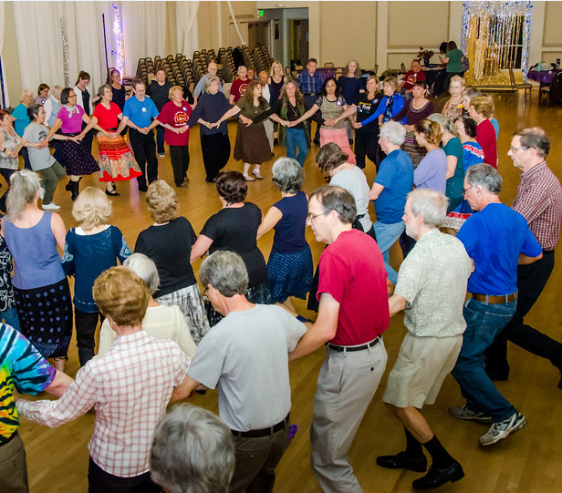 We dance in circle, sets, couples, lines - dances from all over the world.