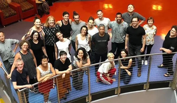 2019 Dancing Lab: Immersive Media through Cunningham brought together 20+ artists. Photo credit: NCCAkron.