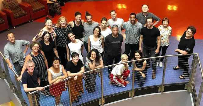 2019 Dancing Lab: Immersive Media through Cunningham brought together 20+ artists. Photo credit: NCCAkron.