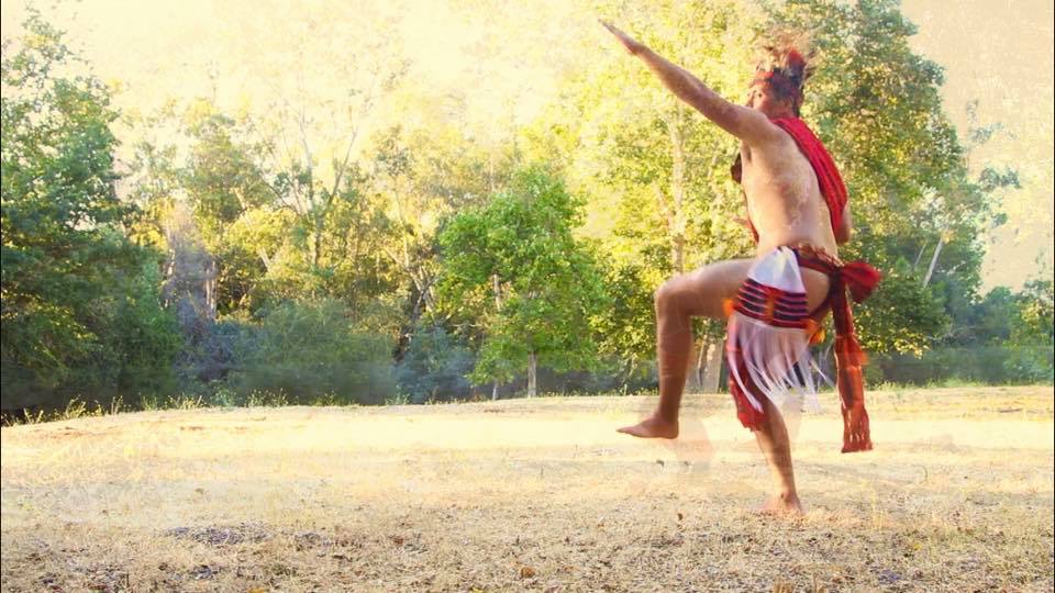 Male Performing in Ifugao attire 